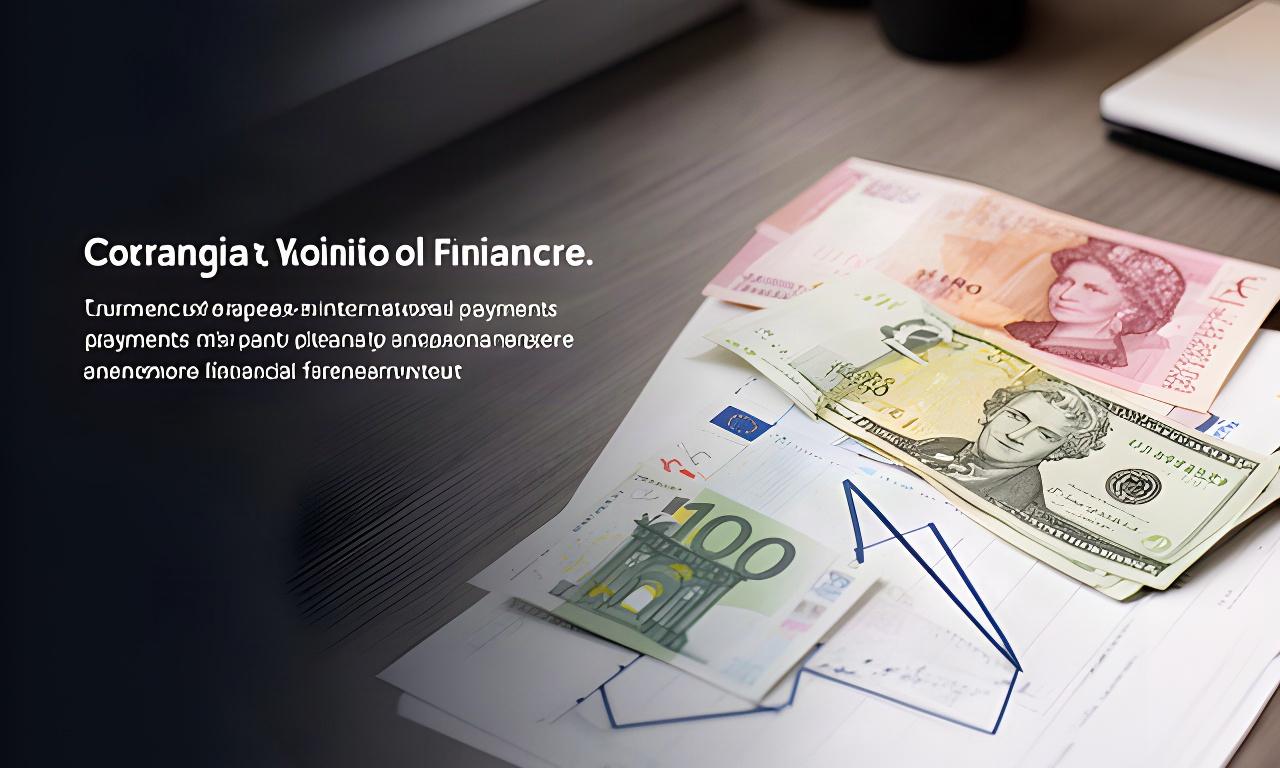 Billetes de euros, dólares y libras junto a un gráfico de líneas sobre una mesa de trabajo